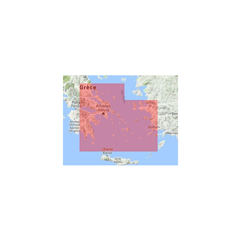 C-map M-EM-M128-MS Central Aegean sea