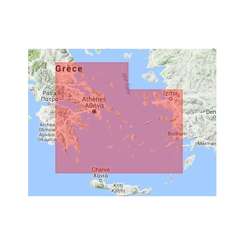 C-map M-EM-M128-MS Central Aegean sea