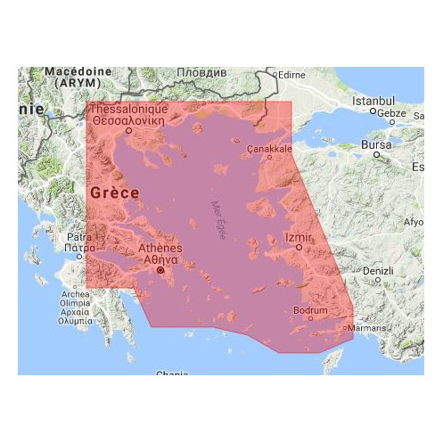 C-map M-EM-M129-MS North Aegean sea