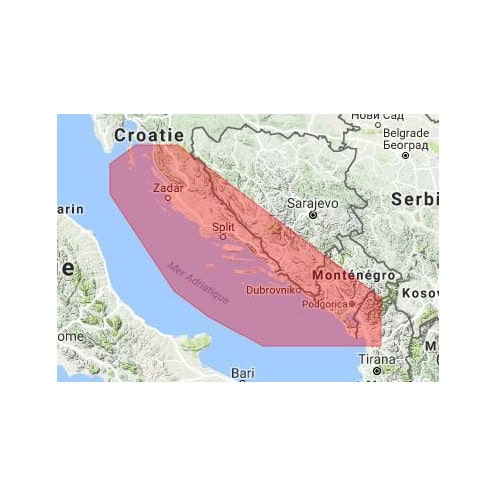 C-map M-EM-M075-MS Croatia: SV Juraj to Shengjini