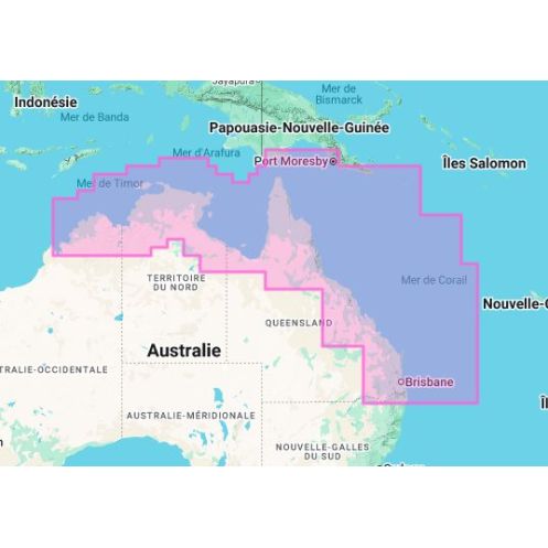 Carte marine Navionics - Navionics+ Regular NAPC027R - Australie, nord-est