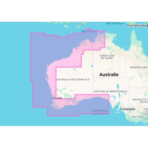 Nautical chart Navionics - Platinum+ Regular NPPC026R - Australia, West