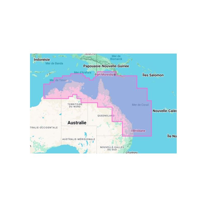 Carte marine Navionics - Platinum+ Regular NPPC027R - Australie, Nord-Est