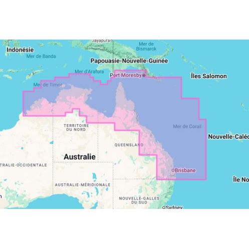Carte marine Navionics - Platinum+ Regular NPPC027R - Australie, Nord-Est