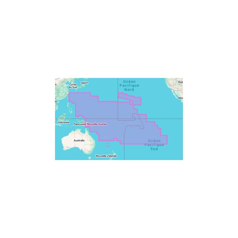 Carte marine Navionics - Navionics+ Large NAPC014L - Iles du Pacifique