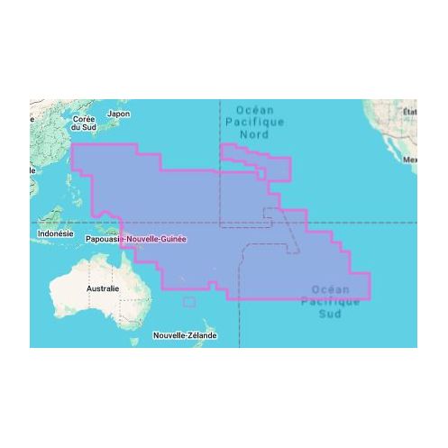 Carte marine Navionics - Navionics+ Large NAPC014L - Iles du Pacifique