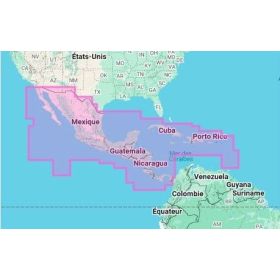 Carte marine Navionics - Platinum+ Regular NPSA010R - Amérique Centrale et Caraïbes