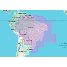 Carte marine Navionics - Navionics+ Regular NASA012R - Brésil