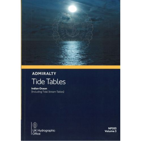 Admiralty - NP203 - Tide Tables Vol 3 Indian Ocean