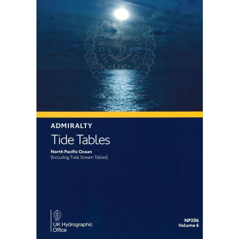 Admiralty - NP206 - Tide Tables Vol 6 North Pacific Ocean