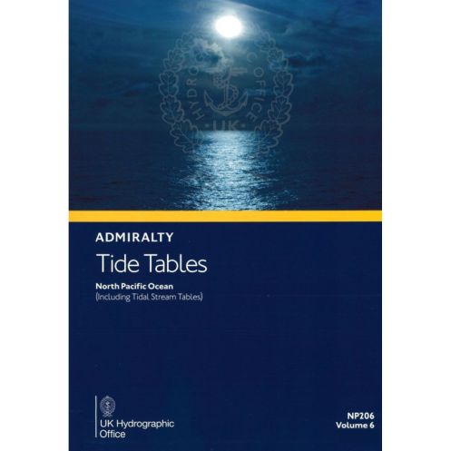 Admiralty - NP206 - Tide Tables Vol 6 North Pacific Ocean