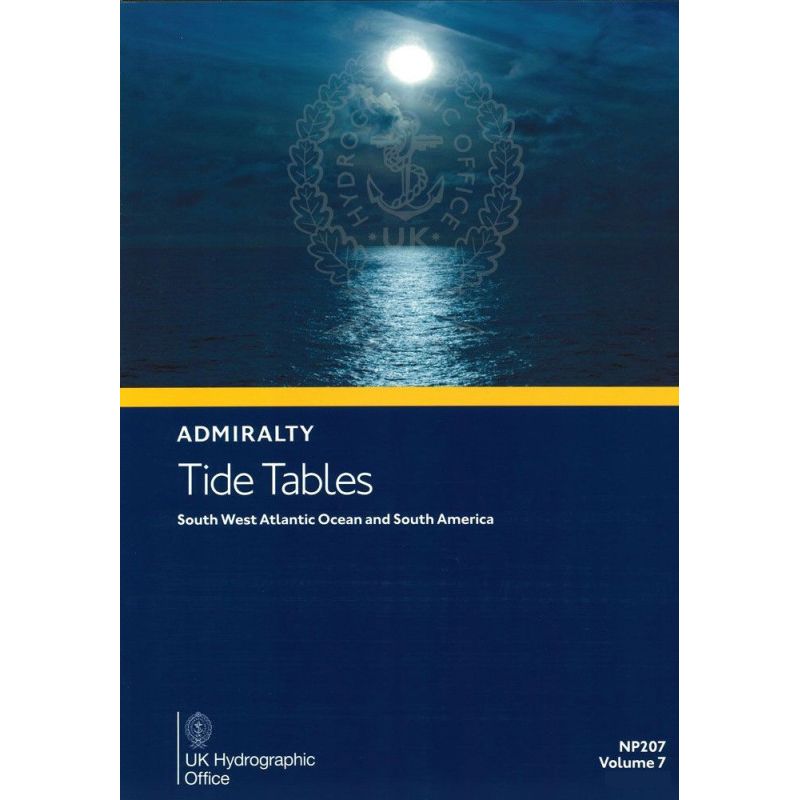 Admiralty - NP207 - Tide Tables Vol 7 South West Atlantic Ocean and South America