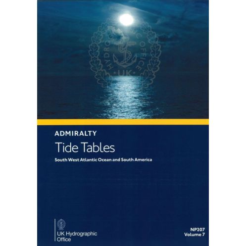 Admiralty - NP207 - Tide Tables Vol 7 South West Atlantic Ocean and South America