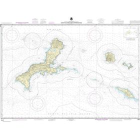 Carte marine NOAA - 16441 - Île Kiska et approches