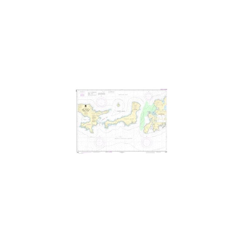 Carte marine NOAA - 16467 - De l'île Adak à l'île Tanaga (métrique)