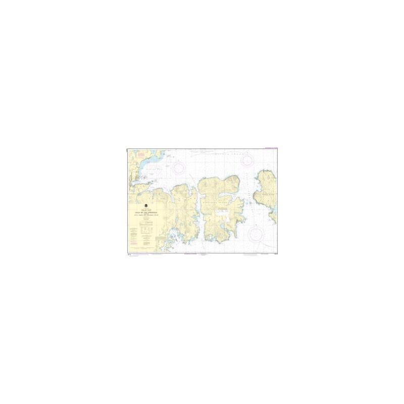 Carte marine NOAA - 16475 - Baie de Kuluk et ses abords, y compris les détroits de Little Tanaga et de Kagalaska