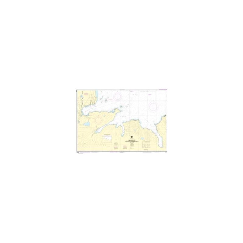 Carte marine NOAA - 16476 - Anse Sweeper - Baies Finger et Scabbard