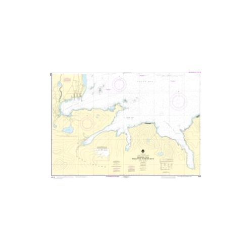 Carte marine NOAA - 16476 - Anse Sweeper - Baies Finger et Scabbard