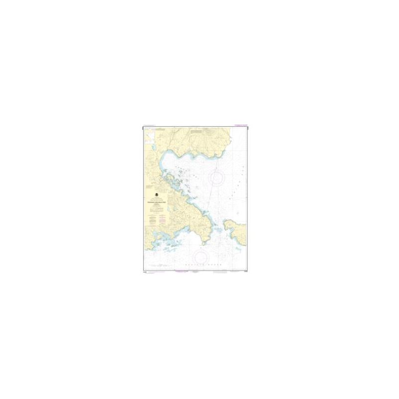 Carte marine NOAA - 16490 - Baie Nazan et passe Amlia