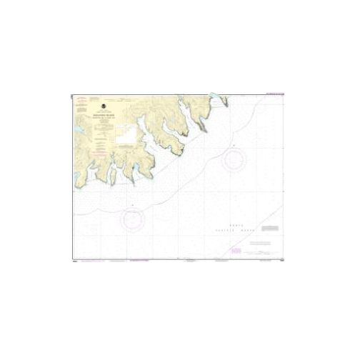 Carte marine NOAA - 16521 - Île d'Unalaska-Baie de protection à Eagle Bay