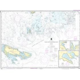 Carte marine NOAA - 16547 - Île Sanak et récifs Sandman - Port Nord-Est - Baies Peterson et Salmon - Port de Sanak