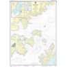 Nautical chart NOAA - 16553 - Shumagin Islands-Nagai lsland to Unga lsland - Delarof Harbor - Popof Strait-Northern Part