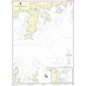 Carte marine NOAA - 16556 - De l'île Chiachi à l'île Nagai - Mouillage des îles Chiachi