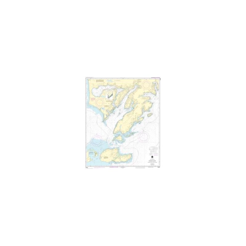 Carte marine NOAA - 16590 - Île Kodiak - Détroit de Sitkinak et Baie d'Alitak