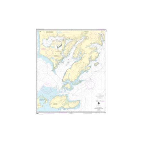 Carte marine NOAA - 16590 - Île Kodiak - Détroit de Sitkinak et Baie d'Alitak