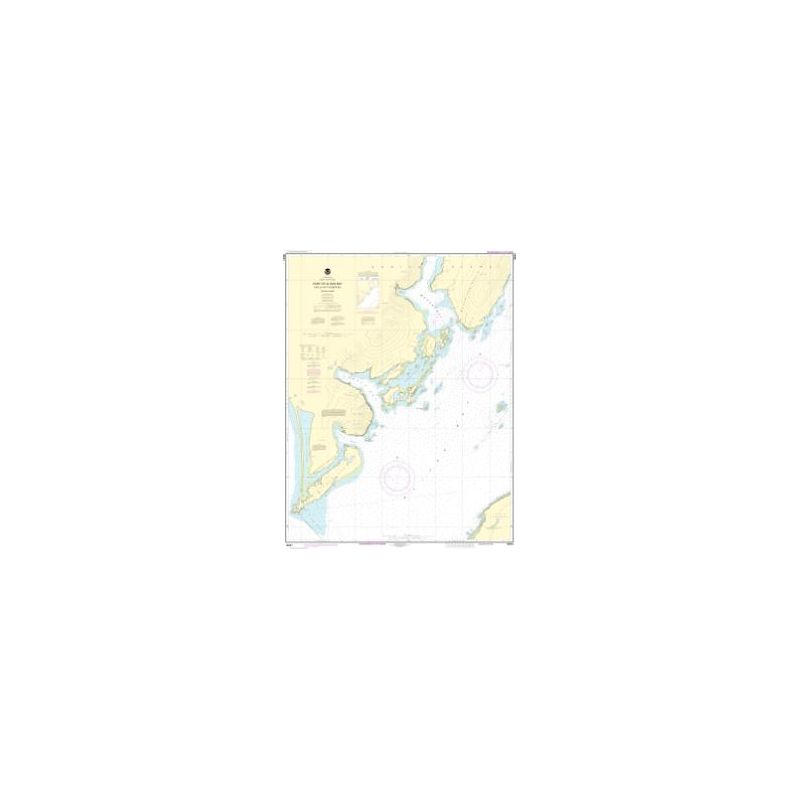 Carte marine NOAA - 16591 - Baie d'Alitak - Du cap Alitak à la baie Moser