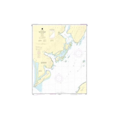 Carte marine NOAA - 16591 - Baie d'Alitak - Du cap Alitak à la baie Moser