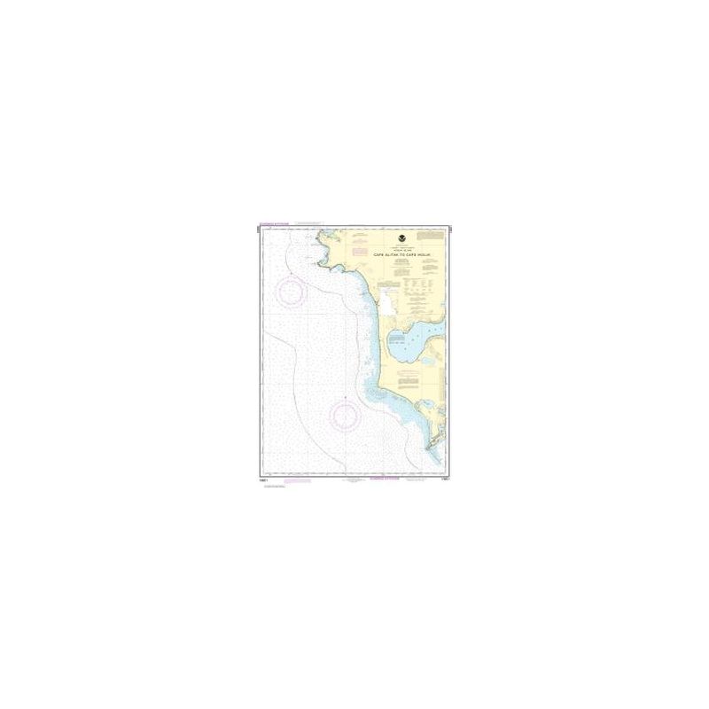 Carte marine NOAA - 16601 - Du cap Alitak au cap Ikolik