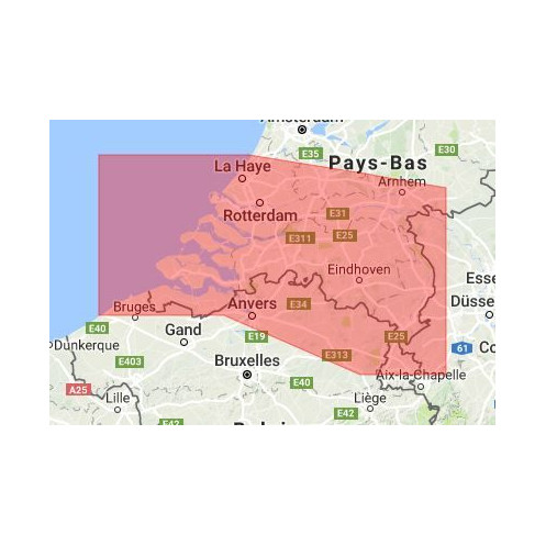 C-map M-EN-M061-MS Netherlands south: Katwijk, Oostende