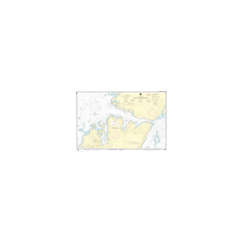 Carte marine NOAA - 16605 - Détroit de Shuyak et baie Bluefox