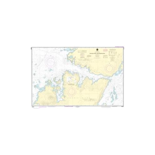 Carte marine NOAA - 16605 - Détroit de Shuyak et baie Bluefox