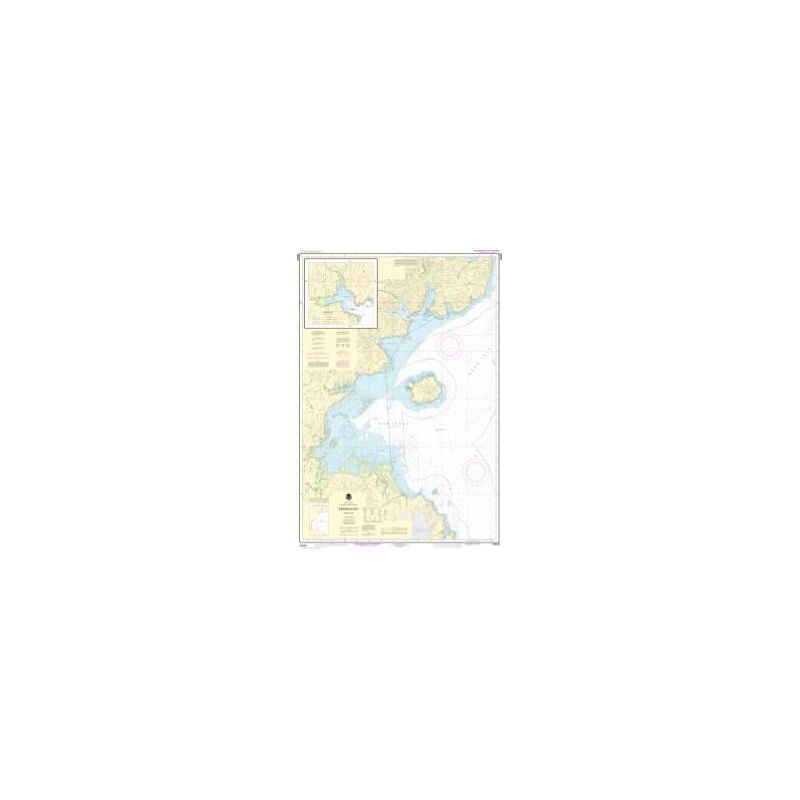Carte marine NOAA - 16648 - Baie de Kamishak - Baie d'Iliamna