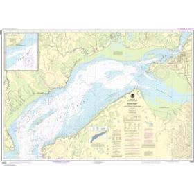 Nautical chart NOAA - 16663 - Cook Inlet-East Foreland to Anchorage - North Foreland