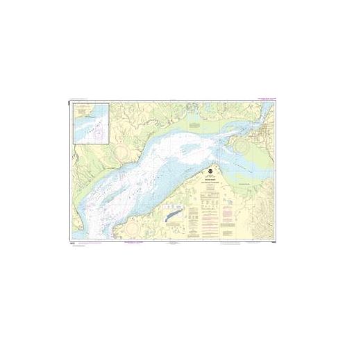 Nautical chart NOAA - 16663 - Cook Inlet-East Foreland to Anchorage - North Foreland