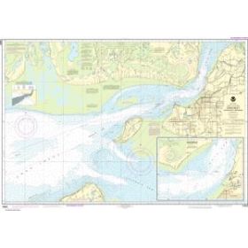 Nautical chart NOAA - 16665 - Cook Inlet-Approaches to Anchorage - Anchorage