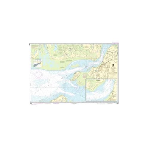 Nautical chart NOAA - 16665 - Cook Inlet-Approaches to Anchorage - Anchorage