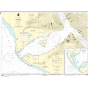 Carte marine NOAA - 16762 - Baie de Lituya - Entrée de la baie de Lituya