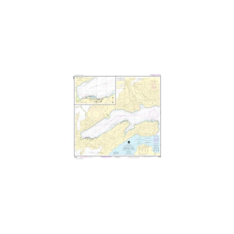 Nautical chart NOAA - 16706 - Passage Canal including Port of Whittier - Port of Whittier