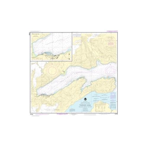 Nautical chart NOAA - 16706 - Passage Canal including Port of Whittier - Port of Whittier