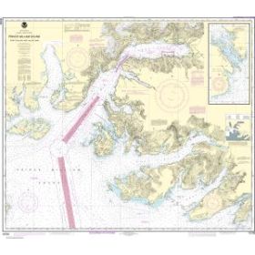 Nautical chart NOAA - 16708 - Prince William Sound-Port Fidalgo and Valdez Arm - Tatitlek Narrows