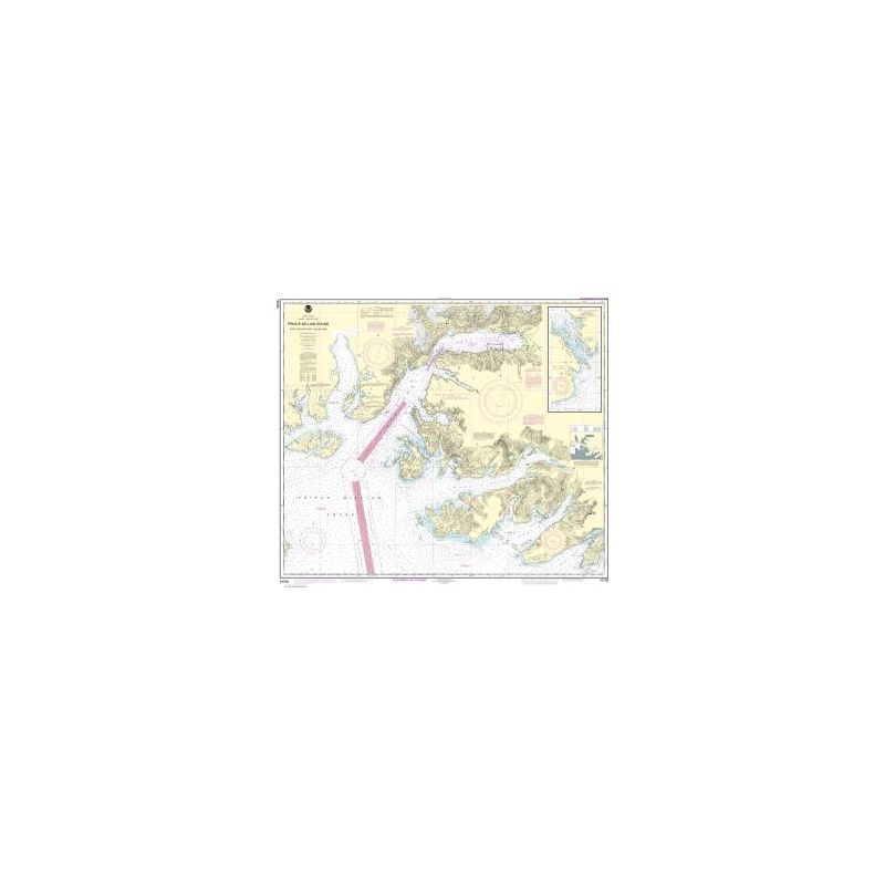 Nautical chart NOAA - 16708 - Prince William Sound-Port Fidalgo and Valdez Arm - Tatitlek Narrows