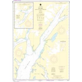 Carte marine NOAA - 16711 - Port Wells, y compris les fjords College et Harriman
