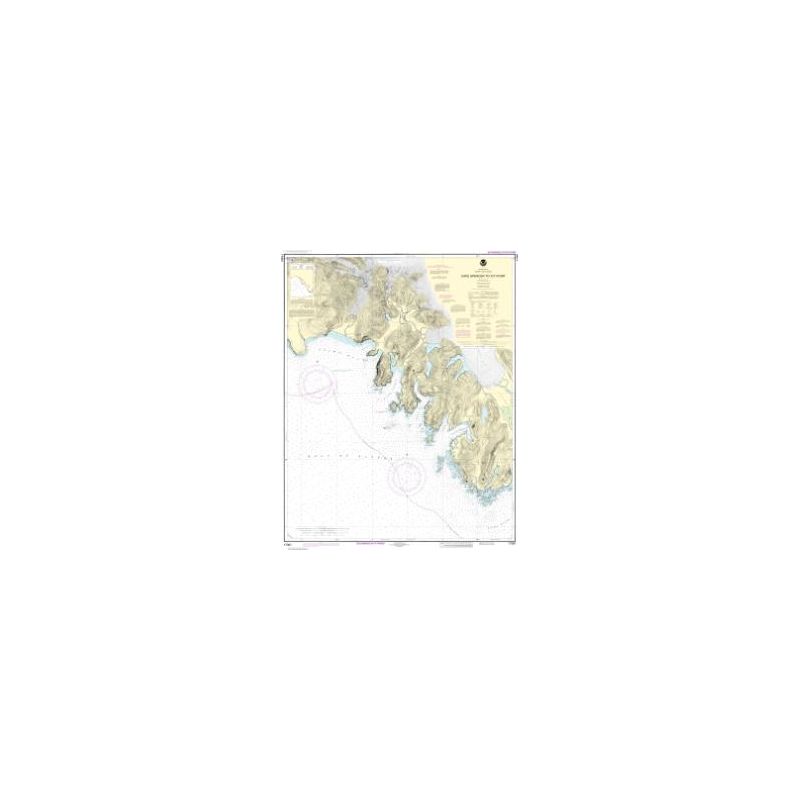 Nautical chart NOAA - 17301 - Cape Spencer to Icy Point