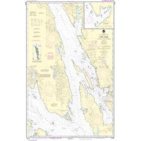 Nautical chart NOAA - 17316 - Lynn Canal-Icy Strait to Point Sherman - Funter Bay
