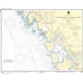 Nautical chart NOAA - 17321 - Cape Edward to Lisianski Strait