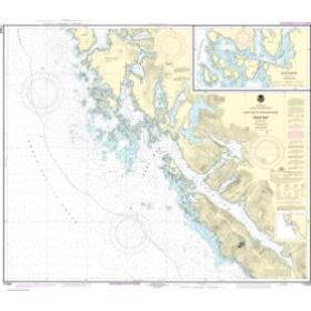 Nautical chart NOAA - 17322 - West Coast of Chichagof Island-Khaz Bay - Elbow Passage